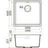 Мойка OMOIKIRI KATA 44-U-BE Artgranit/ваниль 4993401
