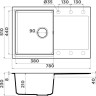 Мойка OMOIKIRI DAISEN 78T-BL Tetogranit/черный 4993527