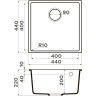 Мойка OMOIKIRI BOSEN 44-U-SA Tetogranit/бежевый 4993597